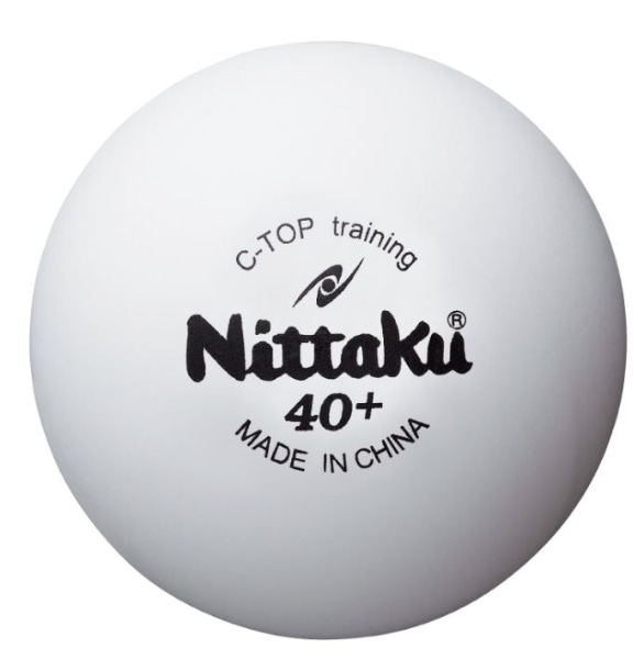 卓球ボール Cトップトレ球 10ダース(120個)入 NB-1466(ホワイト ...