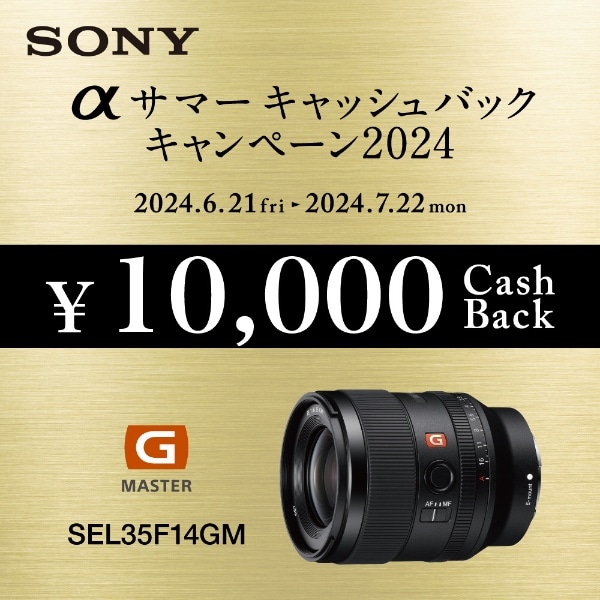 SONY単焦点レンズ（FE 35mm F1.4 GM)「SEL35F14GM」
