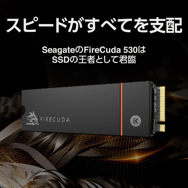 SEAGATE FireCuda 530 1TB ヒートシンク付き