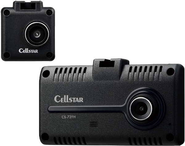 ドライブレコーダー 2カメラ CS-72FH [前後カメラ対応 /Full HD（200万画素）]