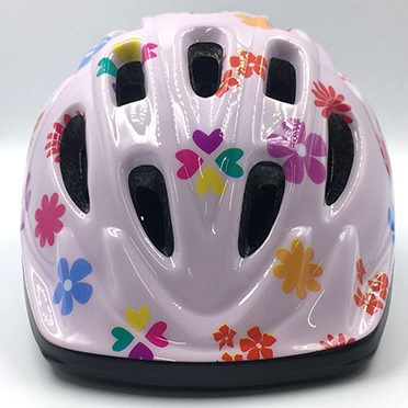 子供ヘルメット ヘルメット 子供用 花ピンク　Mサイズ