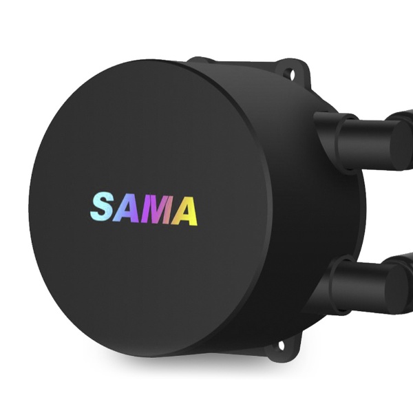 SAMA [LGA115X/1200/1366/1700/20XX・AM2 (+) SC240 通販 (+) /AM3  /AM4/AM5/FM1/FM2 サマ 水冷CPUクーラー ファンｘ2 【オンライン限定商品】