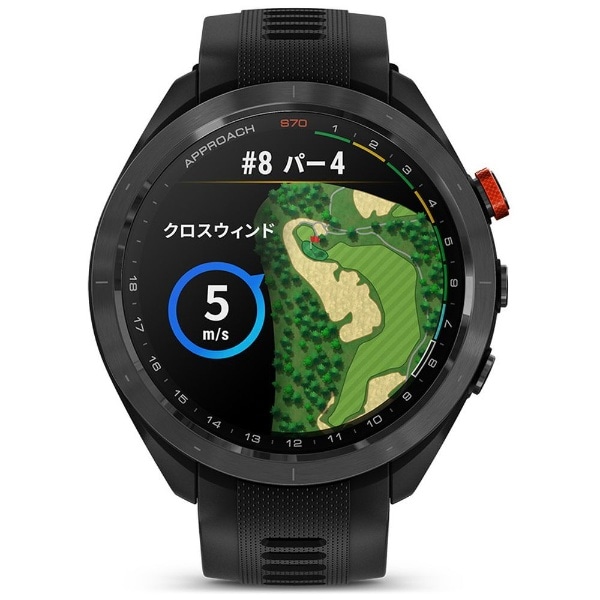 Suica対応】GPS ゴルフナビ GARMIN(ガーミン) Approach S70 47mm ...