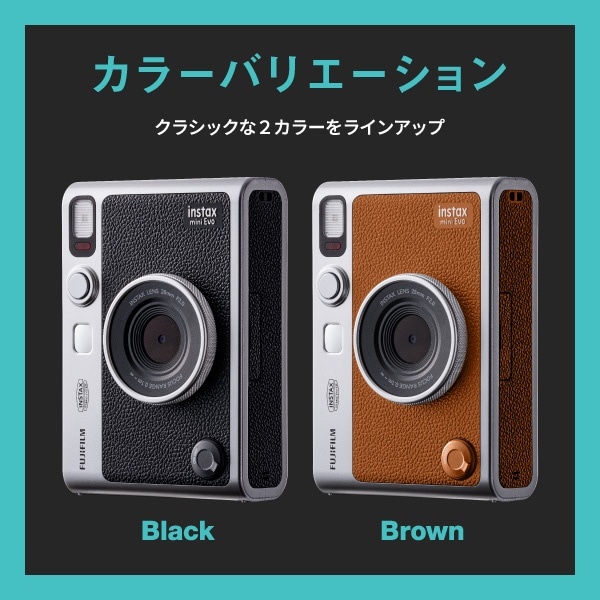 ハイブリッドインスタントカメラ 『チェキ』 instax mini Evo USB Type