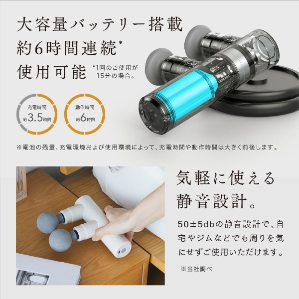 ダブル振動ヘッド ハンディガン HOMIA DOUBLE SWORD ホーミア ダブル