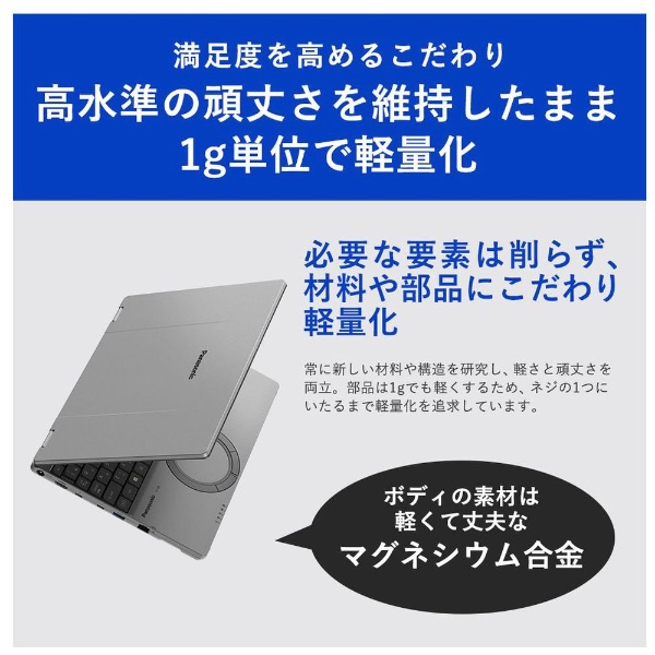 ノートパソコン レッツノート SR カームグレイ CF-SR4ADMCR [12.4型