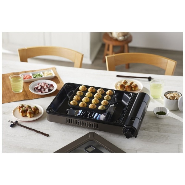 カセットガスホットプレート 焼き上手さんβ ブラウン CB-GHP-B