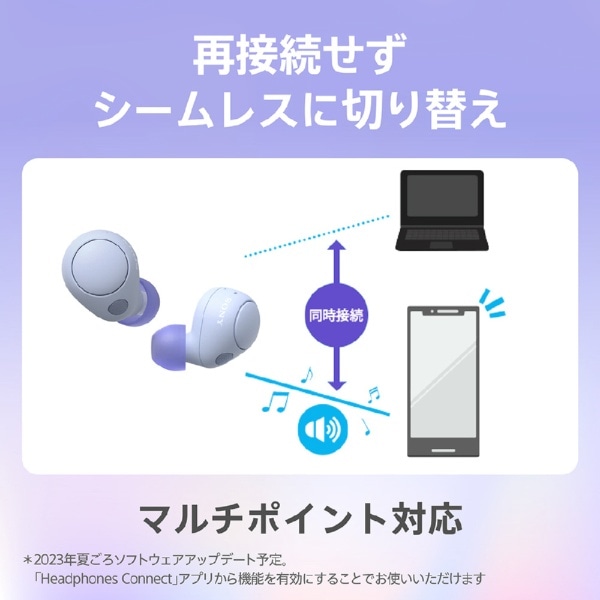 完全ワイヤレスイヤホン ブラック WF-C700N BZ [ワイヤレス(左右分離