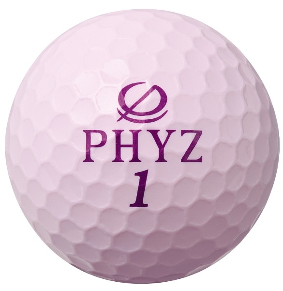 ゴルフボール PHYZ パールピンク P9PX [3球（1スリーブ 
