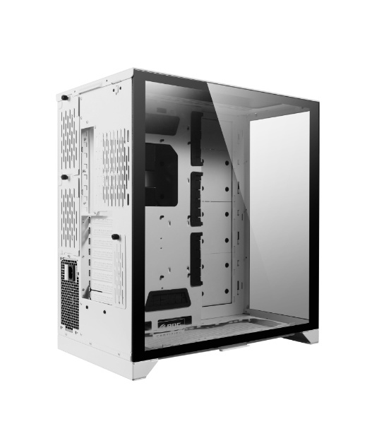 PCケース O11 DYNAMIC XL-W ROG ホワイト/前面シルバー(ホワイト