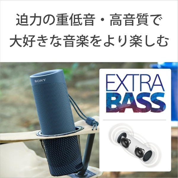 格安即決 SRS-XB23 (L) ブルー スピーカー - fishtowndistrict.com