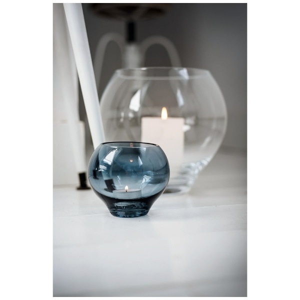 LEONARDO ティーキャンドルホルダー6P H9cm Milano グレー 032991
