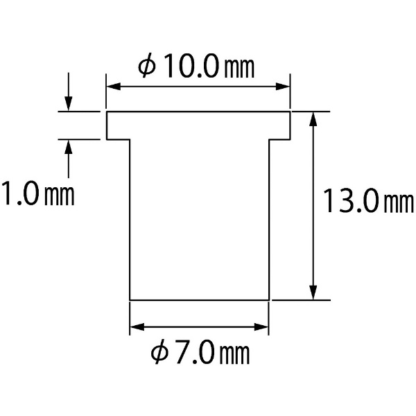 エビ　ローレットナット（平頭・スティール製）　板厚２．５　Ｍ４×０．７（１０００個入） NSD4MR - 9