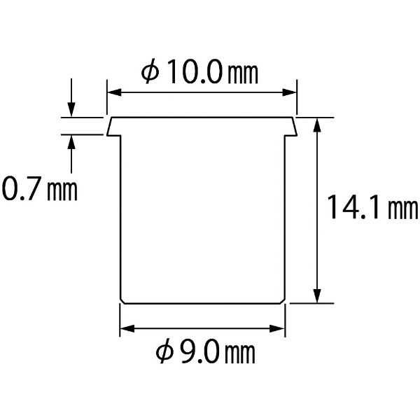 株 ロブテックス エビ ブラインドナット“エビナット” 薄頭・アルミ製 板厚4.0 M8×1.25 500個入 NAK840M 期間限定 ポイント10倍 - 1