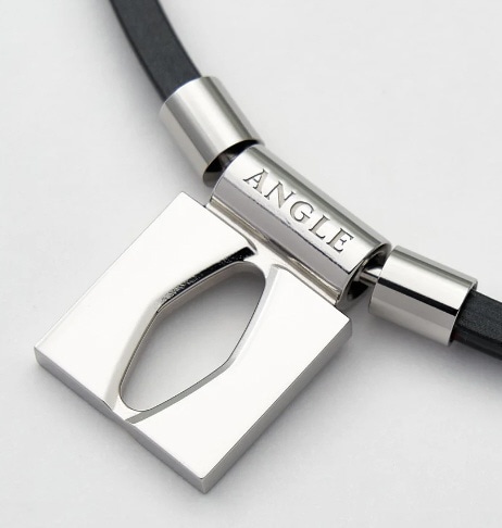 アングル ＡＮＧＬＥの磁気ネックレス  Lサイズ　ブラック　50センチ