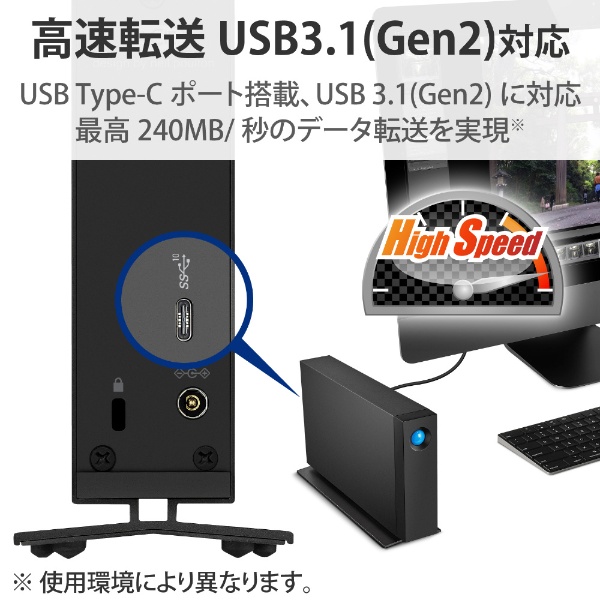 STHA20000800 外付けHDD USB-C接続 d2 Professional(Mac/Windows11対応