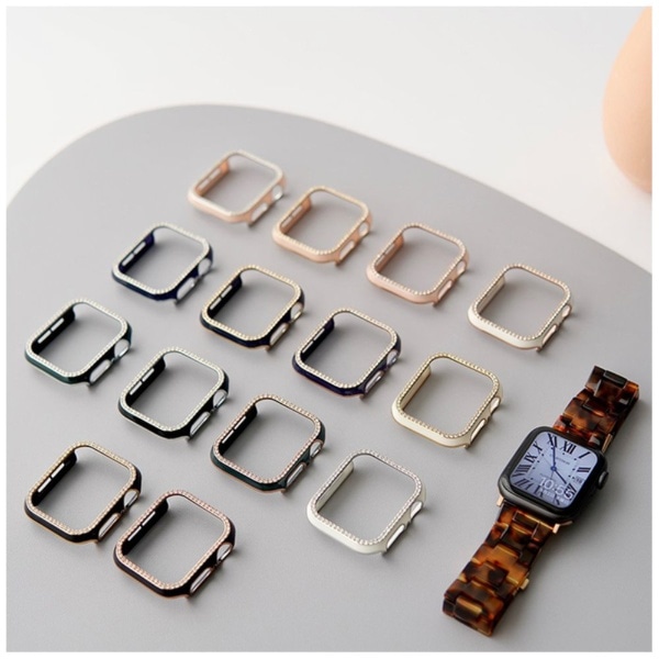 Apple Watch Series 13 42mm スワロフスキーフレーム ピンクローズゴールド W00065PR3(ピンク) ビック