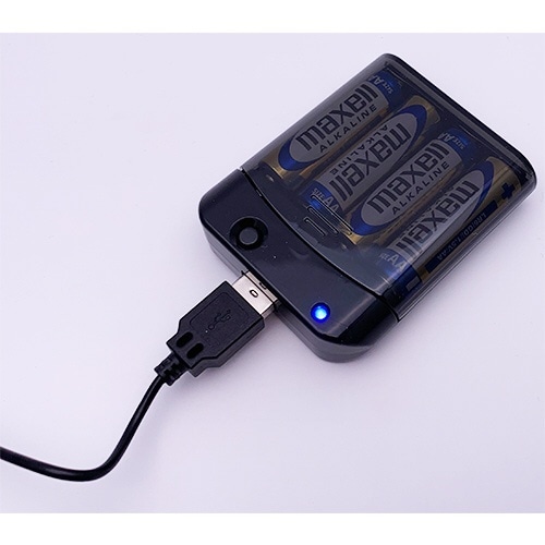 モバイルバッテリー ブラック BKS-BCSPC01K [1ポート /乾電池タイプ]