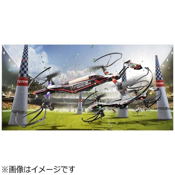 ドローン 1/18スケール ラジオコントロール DRONE RACER ZEPHYR（ドローンレーサー ゼファー）レディセット フォース