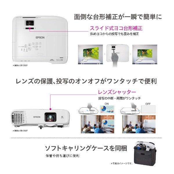 ビジネスプロジェクター EB-982W(EB-982W): ビックカメラ|JRE MALL