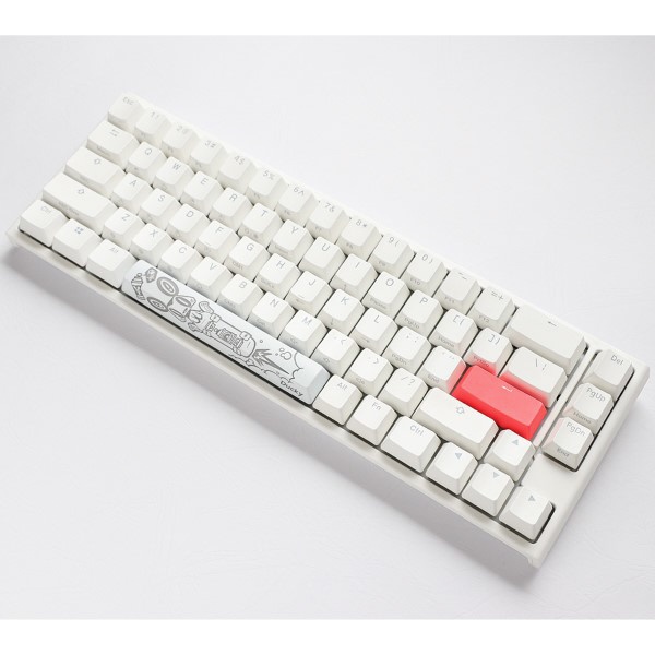 ゲーミングキーボード One 2 SF Pure White RGB 65% 赤軸(英語配列) dk
