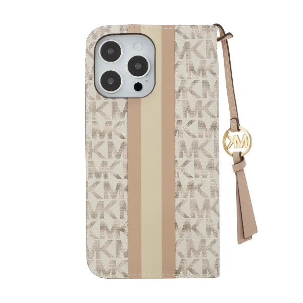 MICHAEL KORS - Folio Case Stripe With Tassel Charm for MagSafe for