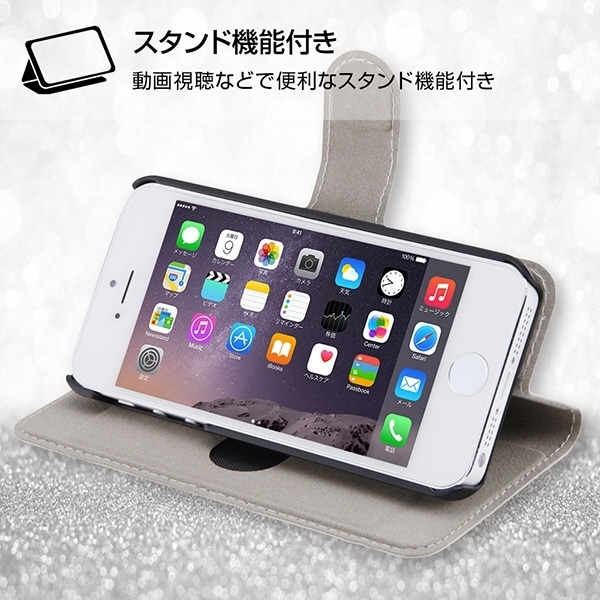 iPhone SE/5s/5 /スマホブックカバーケース ミニーマウス17 イングレム