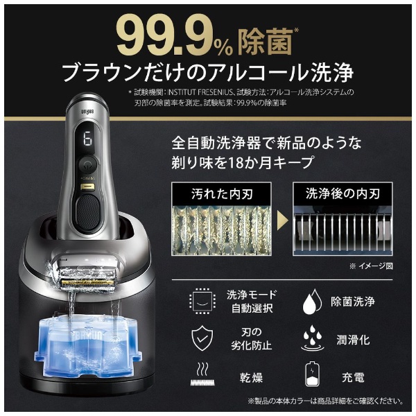 シリーズ9 PRO+ 9576cc 電気シェーバー【6in1アルコール洗浄システム ...
