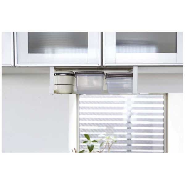 プレート 戸棚下収納ラック ホワイト(Plate Under Shelf Storage Rack WH) 02443 ホワイト[2443