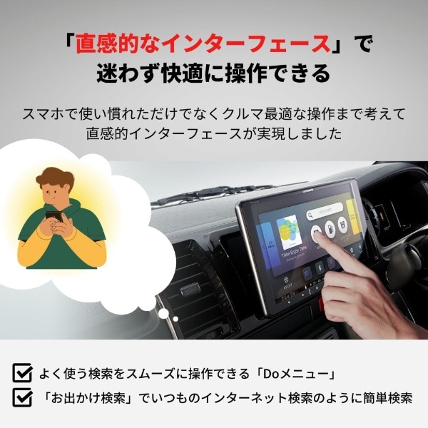 カーナビ 楽ナビ カロッツェリア AVIC-RL720 [8型 /フルセグ