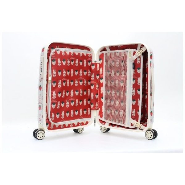 ハピタス ハピタス かわいさで話題沸騰ミッフィー スーツケース フェイスデザイン ひょっこりミッフィータグ付 HAP2249-48 23 cm 2.9  スーツケース、キャリーバッグ