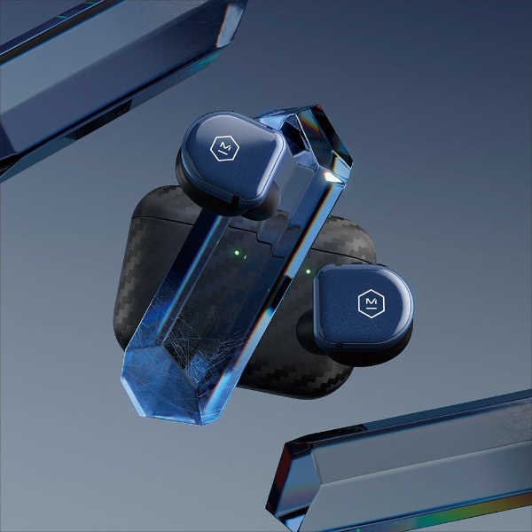 フルワイヤレスイヤホン <スポーツモデル> Blue Sapphire Glass MW08
