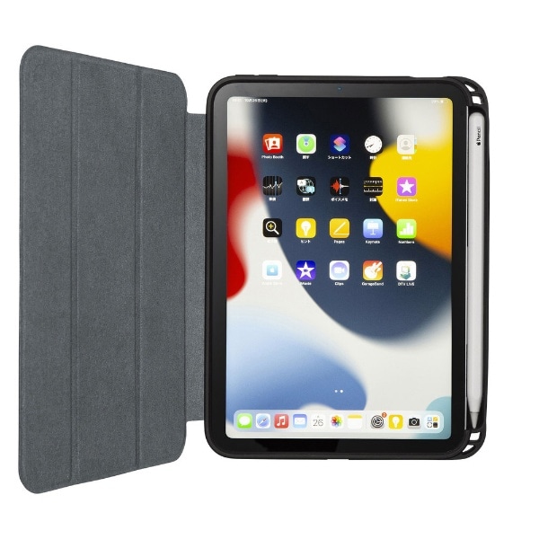 Ipad Mini 第6世代 用 Apple Pencil収納ポケット付きケース ブラック Pda Ipad1814bk ブラック ビックカメラ Jre Mall