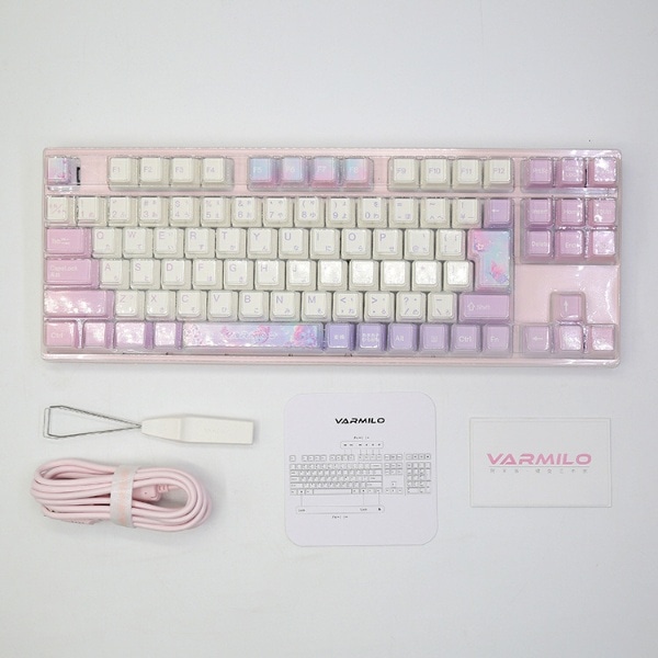 日本未入荷 VARMILO ゲーミングキーボード Sakura 92(ジャスミン軸