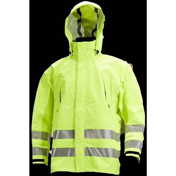 ミドリ安全 雨衣 レインベルデN 高視認仕様 上衣 蛍光オレンジ LL RAINVERDE-N-UE-OR-LL 通販 