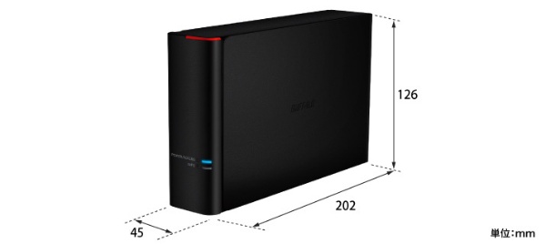 HD-SH4TU3 外付けHDD USB-A接続 法人向け 買い替え推奨通知 ブラック
