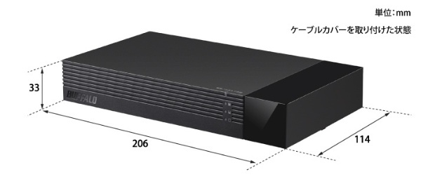 HDV-SAM3.0U3-BKA 外付けHDD ブラック [3TB /据え置き型