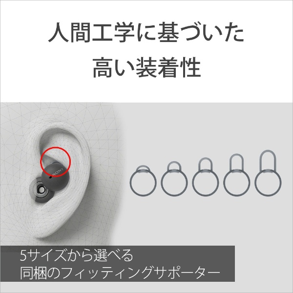 完全ワイヤレスイヤホン LinkBuds(リンクバッズ) グレー WF-L900HM