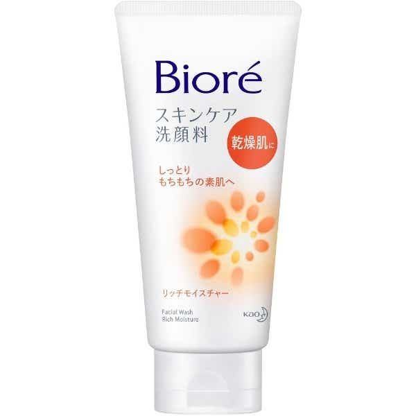 Biore（ビオレ）スキンケア洗顔料 130g[洗顔フォーム] リッチモイスチャー(ﾋﾞｵﾚｽｷﾝｹｱｾﾝｶﾞﾝﾘｯﾁﾓｲｽ) ビックカメラ