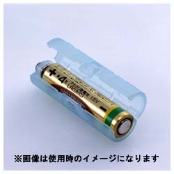 電池スペーサー 単4→単3(2個入)   ADC430BL　ブルー