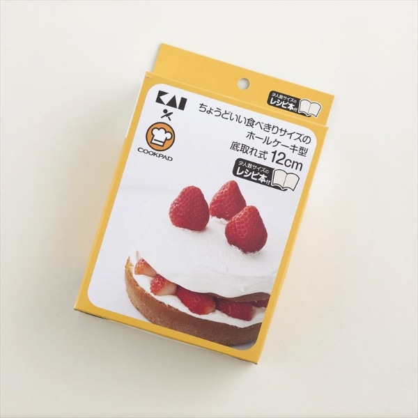 ちょうどいい食べきりサイズのホールケーキ型 底取れ式12cmレシピ付 Dl8010 Dl8010 ビックカメラ Jre Mall