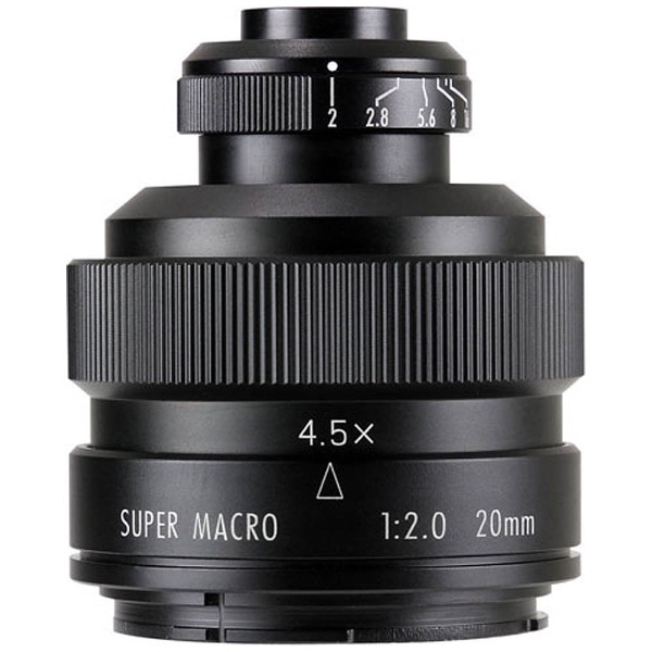 カメラレンズ 20mm F2.0 SUPER MACRO 4-4.5:1