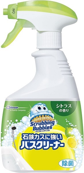 ScrubbingBubbles（スクラビングバブル） 石鹸カスに強いバスクリーナー シトラスの香り 本体 （400ml） 〔お風呂用洗剤〕