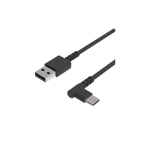 AJ608 USB 充電&同期ケーブル 1.2m A-C BK L字