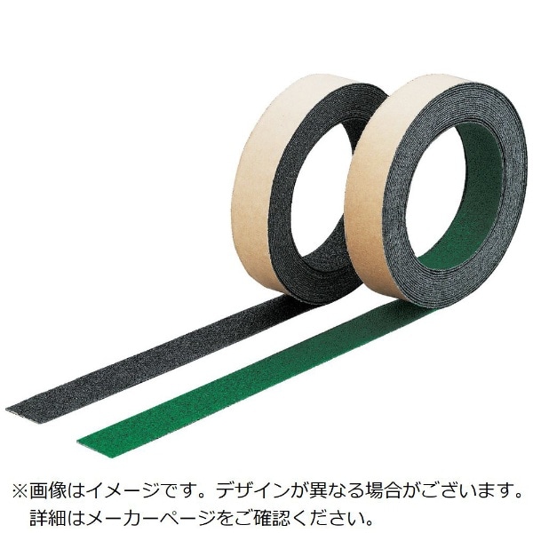 低価格で大人気のTRUSCO トラスコ ノンスリップテープ 緑 屋外用 ２５ｍｍＸ１０ｍ （1巻） 品番 滑り止め用品 
