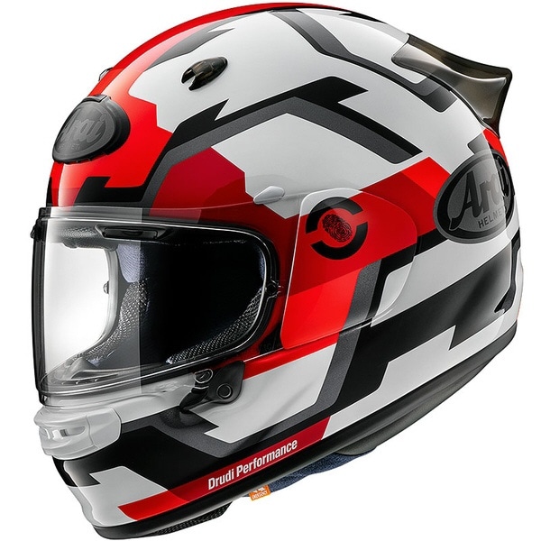 オートバイ用フルフェイスヘルメット サイズ：55-56 ASTRO-GX FACE RED