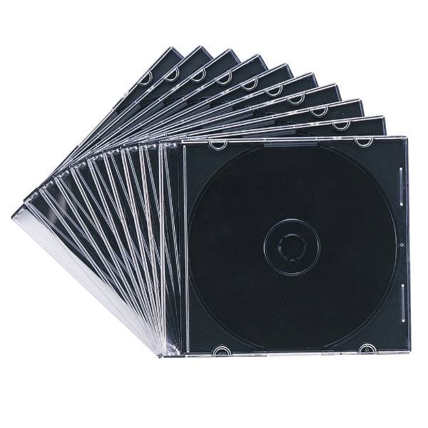 Blu-ray/DVD/CD対応 プラケース スリムタイプ 1枚収納×10 ブラック FCD-PU10MBKN(ブラック): ビックカメラ｜JRE  MALL