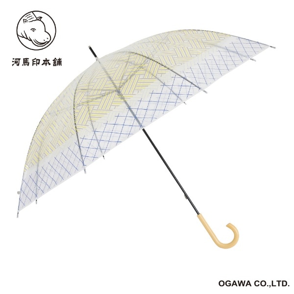 ビニール傘 Kago 河馬印本舗 Ldw Poe 1 雨傘 59cm イエロー ビックカメラ Jre Mall