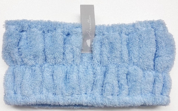 エアーフィーリングライフ　洗顔ターバン　（約20×9cm） ライトブルー