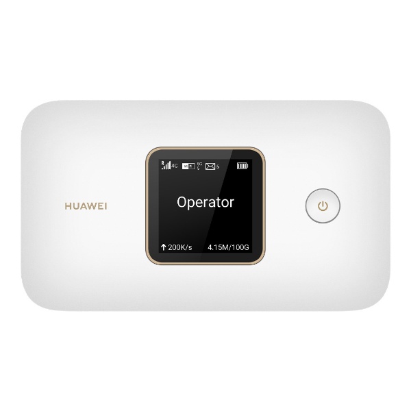 HUAWEI ファーウェイ モバイル WiFiルーター E5577 ホワイト